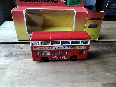 LLEDO MARATHONS BEAN st KIDS HEINZ DOUBLE DECK BUS. Made In England