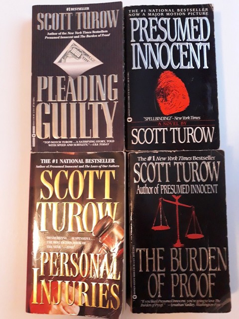 SCOTT TUROW 4 Paperbacks PRESUMED INNOCENT - PERSONAL ...