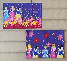 Disney Home Vintage Princess Bedding Set Pillowcase Duvet Cover Purple Twin Size