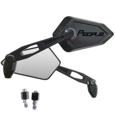 SPECCHIETTI Street Carbon Look Logo Schwarz KYMCO PEOPLE 50 S 125 200 300 GT