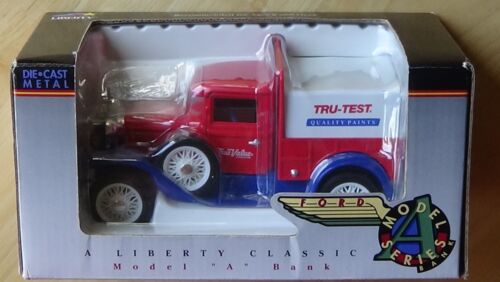 Liberty Classic True Value Tru-Test Paints Ford Model A Locking Bank NEW in Box - Picture 2 of 6