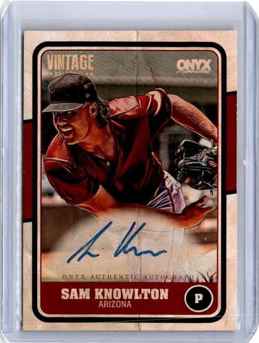 2025 Onyx Vintage Extended Sam Knowlton Auto (B54) A6 Diamondbacks - Picture 1 of 2