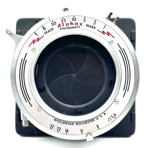 EX+ WOLLENSAK 15 INCH f/5.6 RAPTOR TELEPHOTO LENS & ALPHAX SHUTTER for GRAFLEX - Photo 11/22