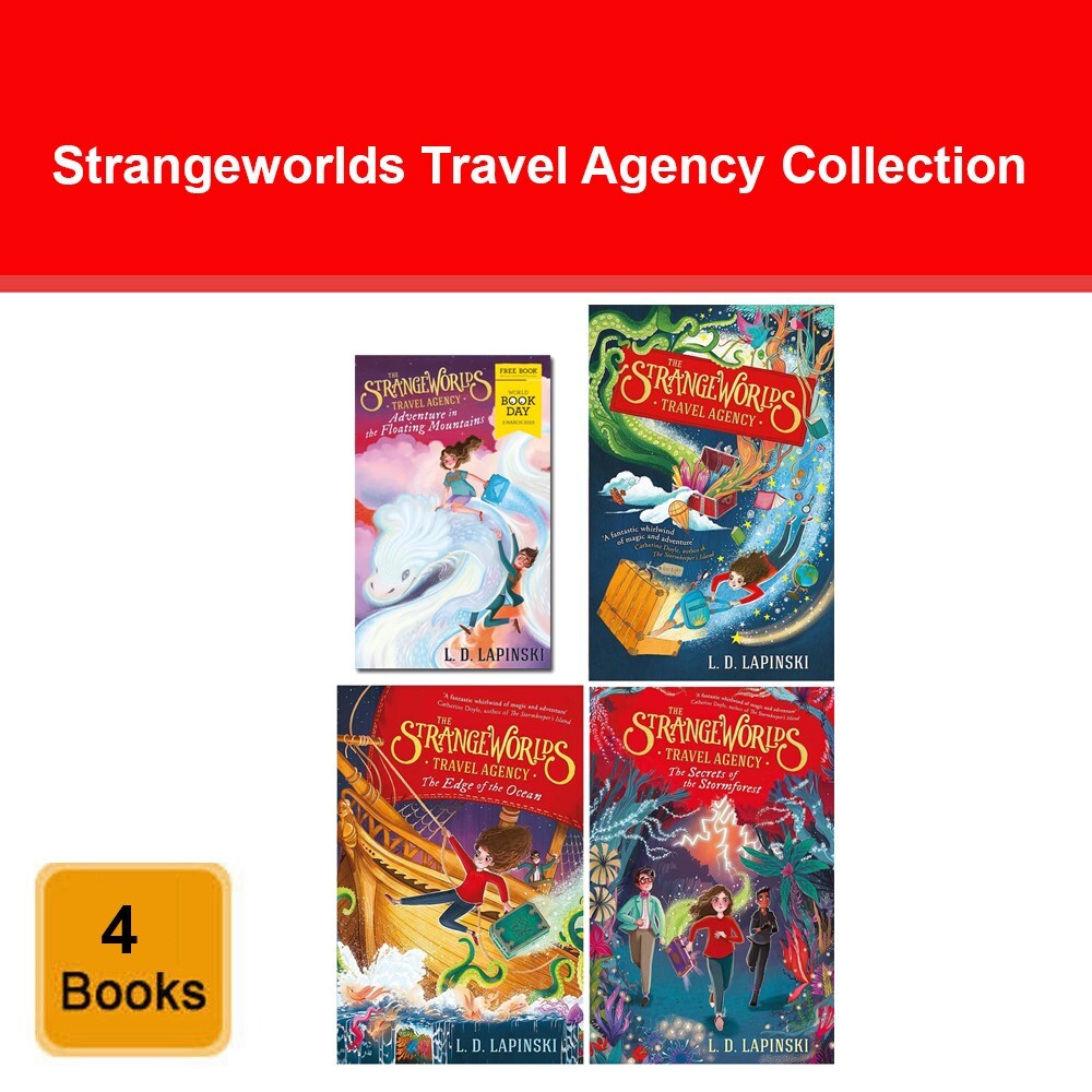 The Strangeworlds Travel Agency Collection 4 Books Set by L.D. Lapinski NEW Pack