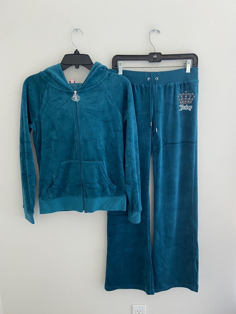 【完売品】XLARGE×DexFilmz VELOUR TRACK SETUP Juicy couture NEW XL Pants L Top Tracksuit Set Y2K Teal | eBay