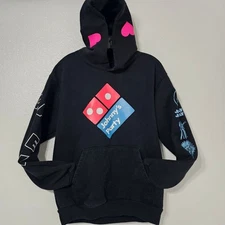 Los Angeles Apparel 14oz Heavy Fleece Hoodie “Johnny’s Party” Made in USA S/M sz