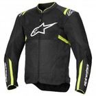 Alpinestars Men's Airflow Jacket - T-SPS AIR V2 Textile (Black/Yellow Fluo)