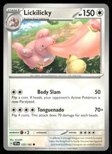 lickilicky pokemon card value - 33/127 Reverse Holo Rare The Defending Pokmon cant retreat during your opponents next turn Lickilicky ex TCG Pocket