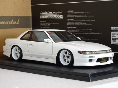 Ig3585 1/18 Vertex S13 Silvia weiß 17 Zoll Te37Zündung
