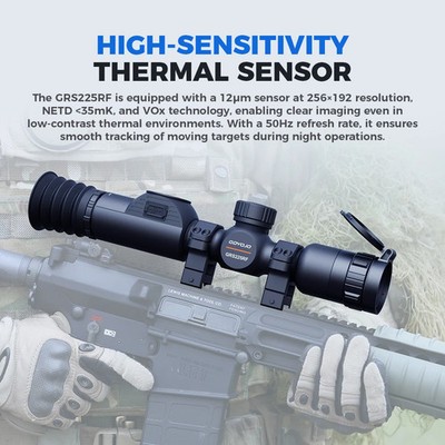GOYOJO 1300M Laser Rangefinder Scope 8x Zoom High Accuracy Hunting