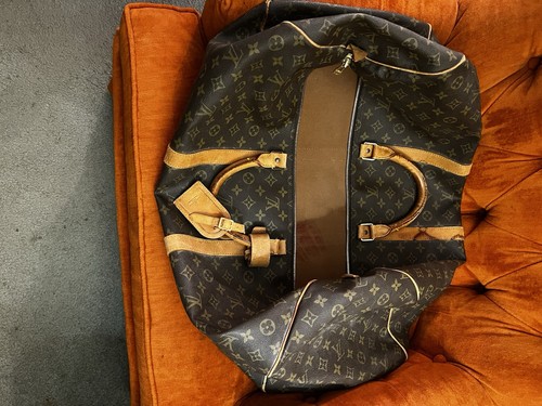 Authentic Louis Vuitton Monogram Keepall 55   Free Shipping - Picture 10 of 17