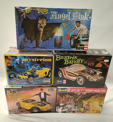 Lot of 5 Revell ED BIG DADDY ROTH Model Car Kits Beatnik Bandit NIB SEALED