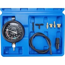 Fuel Vacuum And Fuel Pump Pressure Tester Gauge Kit Carburettor Valve Car Trucks