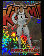 2024-25 Panini Revolution Victor Wembanyama Kaboom! Insert #15 Spurs NBA fan art