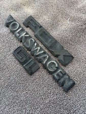 Heavy Wear 1987 Vw Fox Gl Trunk Emblems Needs New Adhesive To Install 