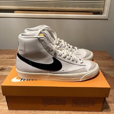 Size 10.5 - Nike Blazer Mid 77 Vintage White Black 2019