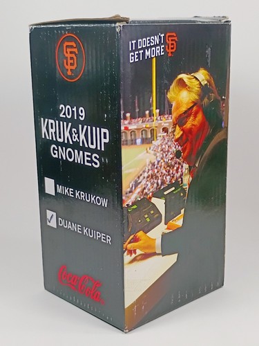 "Kruk and Kuip" Duane Kuiper Gnomes San Francisco Giants SGA 2019, Neu in OVP. - Bild 11 von 11