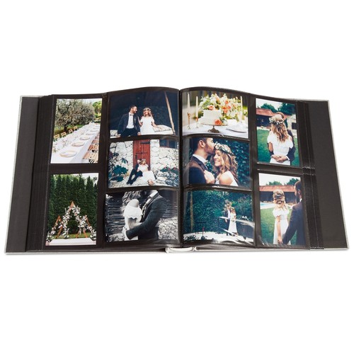 Álbum de fotos grande para 1000 fotos, álbumes de fotos 4x6 con bolsillos, 14 x 13 x 3 pulgadas - Imagen 8 de 10