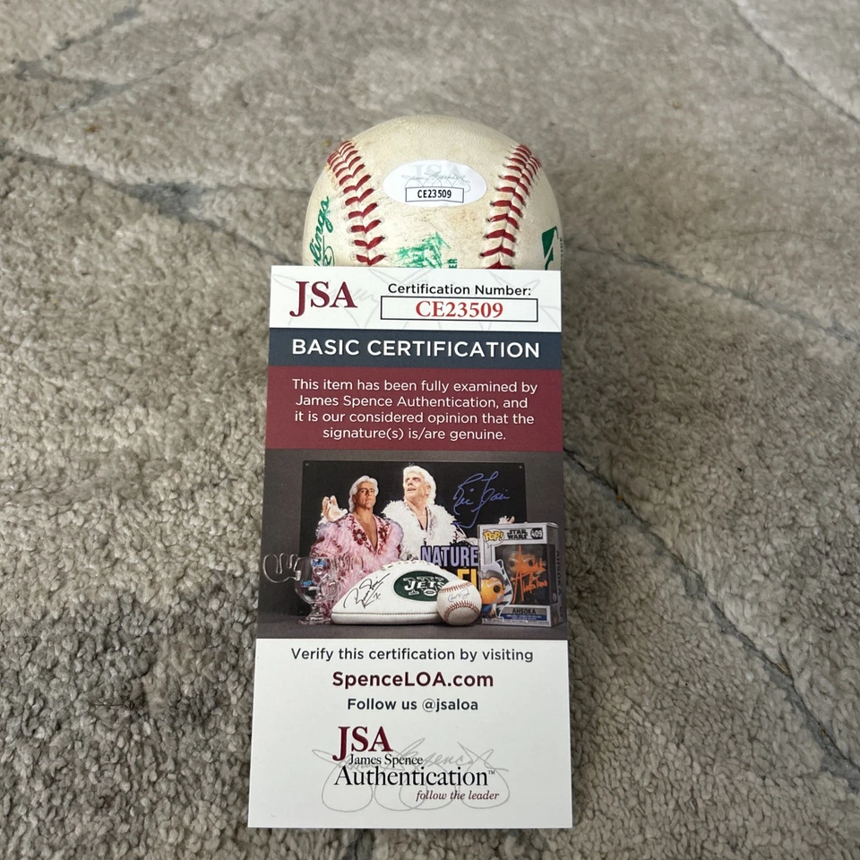 2001 Craig Biggio HOF Signed Official Rawlings Training Baseball JSA Astros Camp - Image 3 of 4