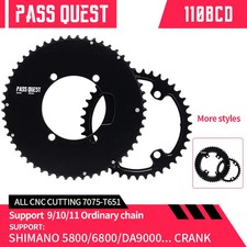 110BCD Double Chainring 46-33T/48-35T/50-34T/52-36T/53-39T/54-40T Sprocket