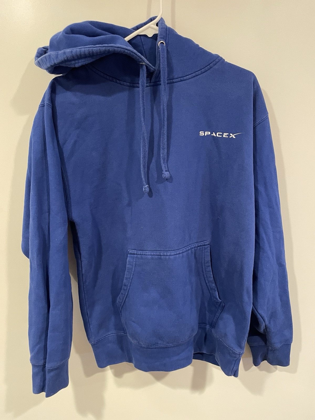 Official SpaceX Hoodie | Blue | Size Medium | Front & Back Logo