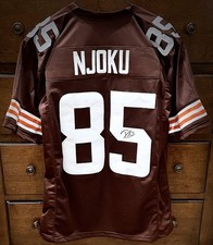 David Njoku #85 Cleveland Browns Autographed Jersey JSA Authenticated 🔥