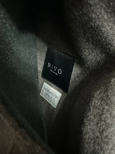 RIVO Wool Men's Bomber Minimalistic Reversible Jacket NWT Size 52 or L image 7