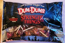 Stranger Things Mix Dum Dums Halloween Lollipops 10.2 oz. Lay Down Bag 25ct