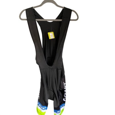 Giant Style Cycling Bib Shorts Mens NWT Black Blue 9D Super Gel Padded Ride Life