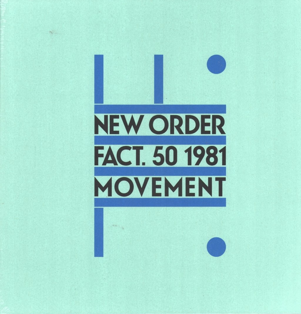 New Order Movement LP vinyl Europe Warner 2009 repress with inner sleeve