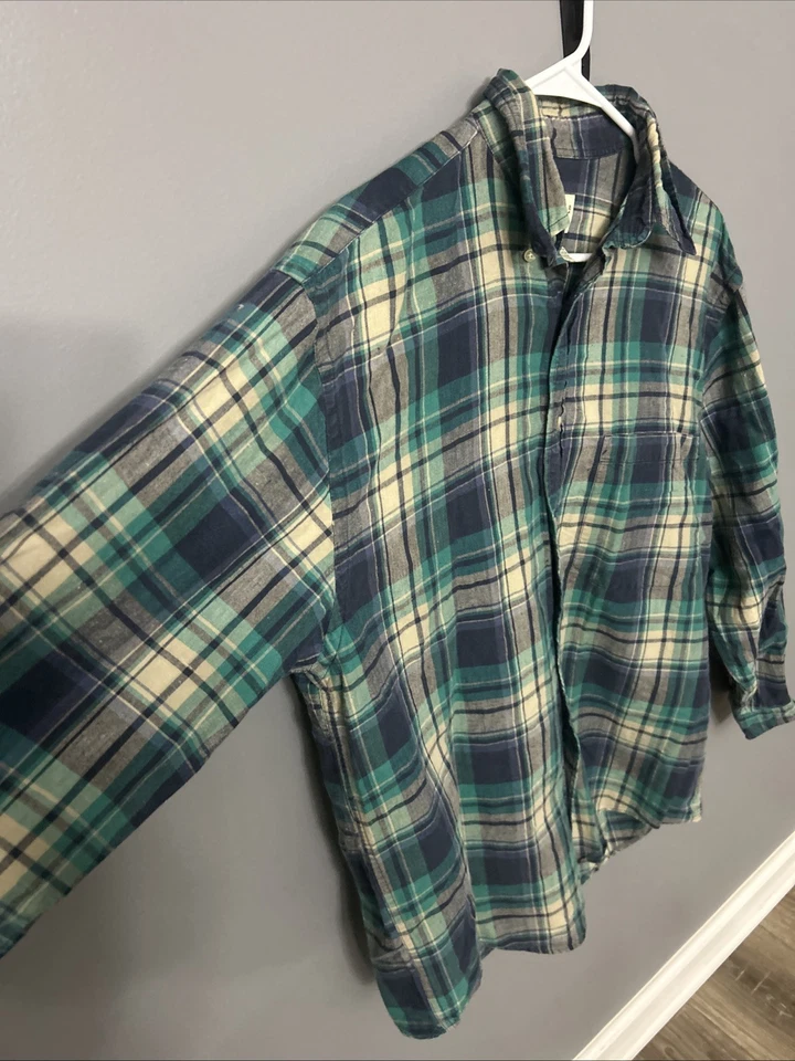 Vintage Eddie Bauer Men’s Plaid Shirt Size Small - Image 3 of 4