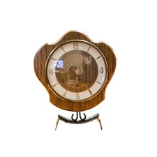 Mid-Century Orfac Mantle Winding Clock