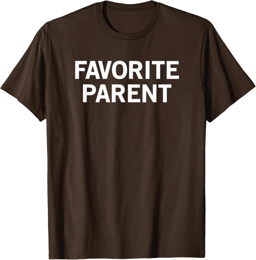 Design Minimalist Favorite Parent Funny Minimalist Unisex T-Shirt