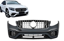 Sto&szlig;stange K&uuml;hlergrill f&uuml;r Mercedes GLC X253 SUV GLC Coupe C253 15-19 GLC63 Look
