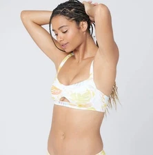 L Space Flora Bikini Top Summer Tropics Size XL BNWT