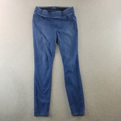Old Navy Jeans Women Sz 10 Pull On Rockstar 24/7 Blue Wash Normcore Nice Quality