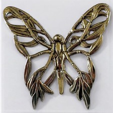 John Hardy Silver Butterfly Pin Scarf Clip Versatile Accessory