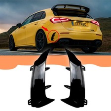 REAR BUMPER CANARDS FINS for Mercedes A-Class W177 AMG A35 A45 2019+ 6 pcs /set