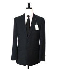  420 CHARLES TYRWHITT - Solid Gray Super 110 Wool Blazer - 40L