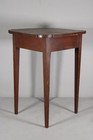 RARE 18TH C CT CHIPPENDALE TAPER LEG LIGHTING STAND IN CHERRY ORIGINAL SURFACE — photo 5