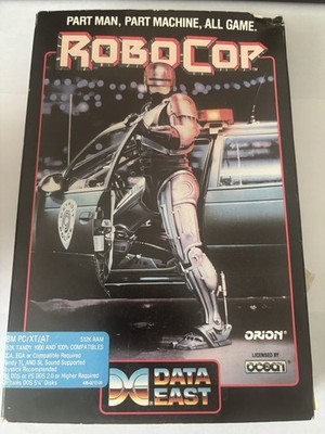 RoboCop PC IBM  Data East Ocean Video Game Floppy 5 1/4 Discs
