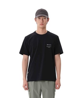 Snow Peak Aerocool W Patch Short Sleeve T-Shirt XL Blackfrom JP
