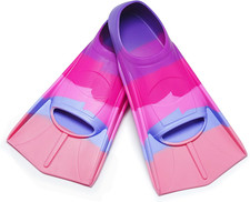 Kids Swim Fins,Short Youth Fins Swimming Flippers,Swim Training Fins for Lap Swi