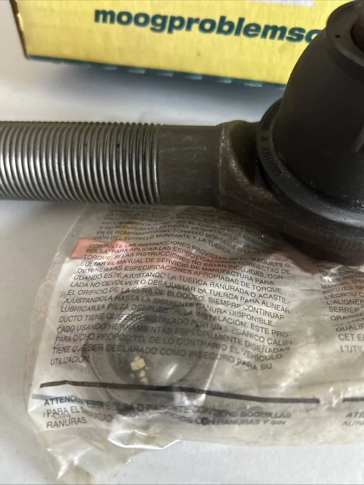 Extremo de varilla de amarre de dirección Moog ES3476|Pieza de motores Foto 4 de 4