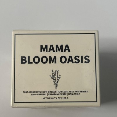 Mama Bloom Oasis Qomilax Magnesium Moisturizer Cream 4oz Fragrance Free