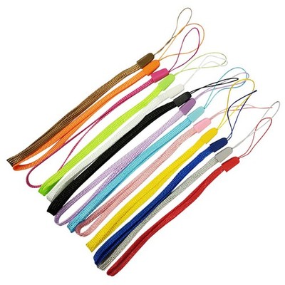 100Pcs Colorful Nylon Phone Strap Anti-lost Lanyard for Camera Keychain Id Cards