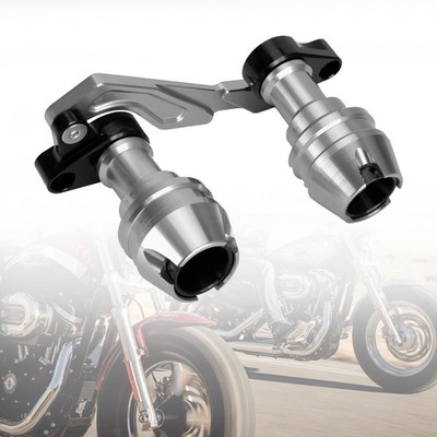 Crash-Slider-Schutz Silber Für Aluminiumrahmen Für Yamaha Nvx Aerox Nmax 15-19