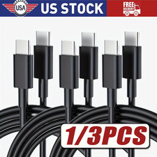 USB-C to USB C Type-C Fast Charging Data SYNC Charger Cable Cord 3/6/10FT lot