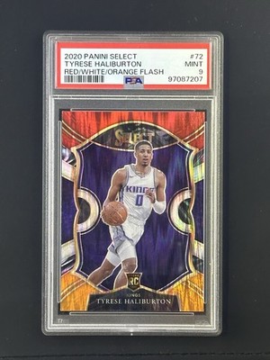 2020 Panini Select Red White Orange Shimmer Prizm #72 Tyrese