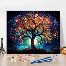Paint by Number Tree of Life Paint by Numbers for Adult Light Tree Paint by Numb